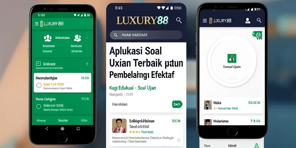 Tampilan antarmuka aplikasi LUXURY88 yang intuitif dan mudah digunakan.